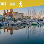 Terrasse Vue Saint-raphael - Plages, Et Gare A Pied * Сен-Рафаэль