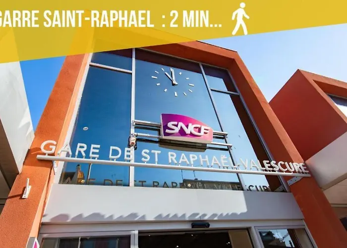 Апартаменты Terrasse Vue Saint-raphael - Plages, Et Gare A Pied Сен-Рафаэль